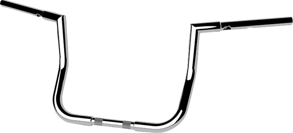 LA CHOPPERS 1-1/4" Twin Peaks Touring Handlebar - 12" - Chrome LA-7367-12 — image 2