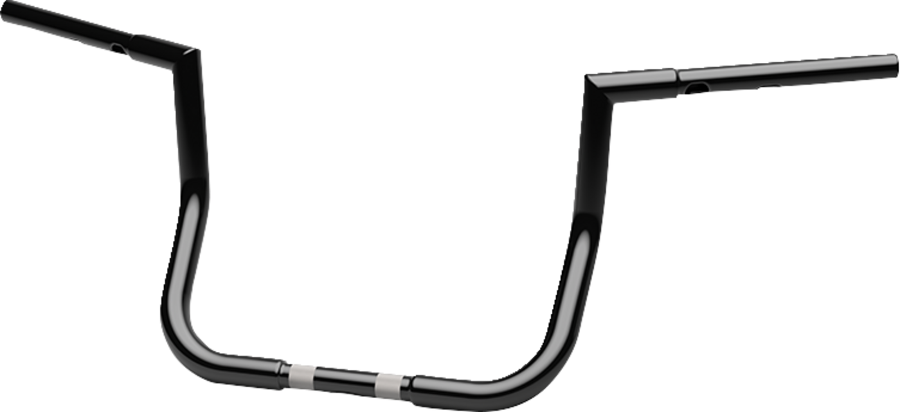 LA CHOPPERS 1-1/4" Twin Peaks Touring Handlebar - 12" - Black LA-7367-12B — image 2