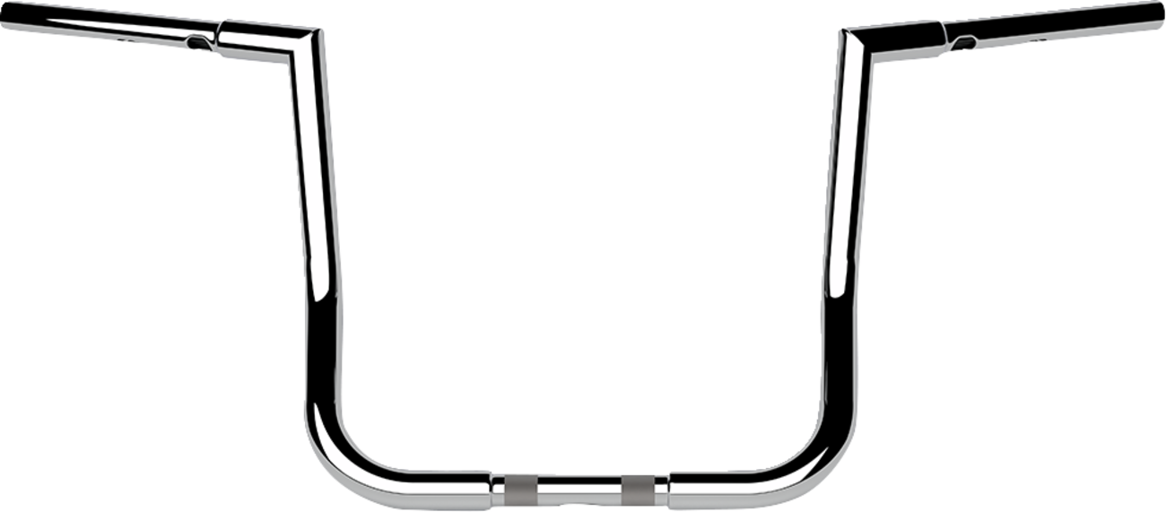LA CHOPPERS 1-1/4" Twin Peaks Touring Handlebar - 14" - Chrome LA-7367-14 — image 1