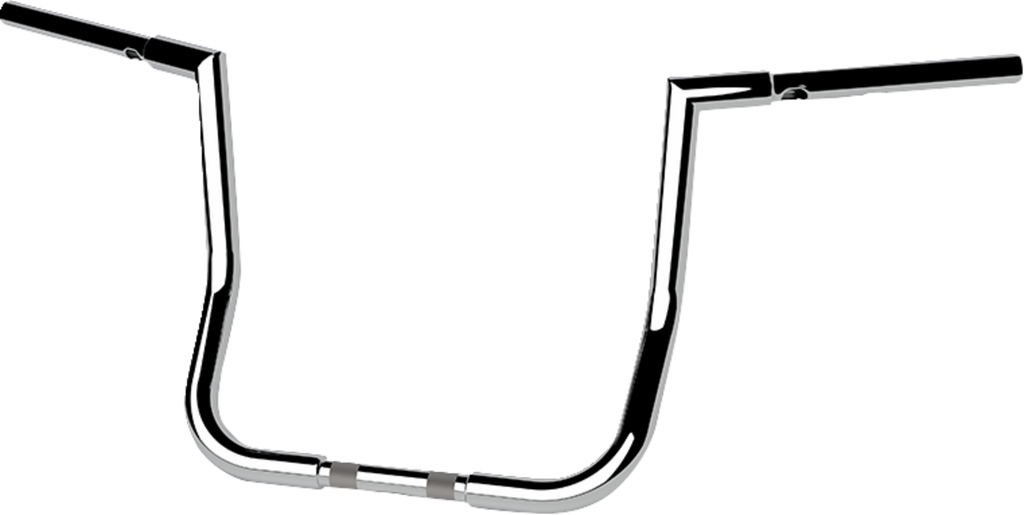 LA CHOPPERS 1-1/4" Twin Peaks Touring Handlebar - 14" - Chrome LA-7367-14 — image 2