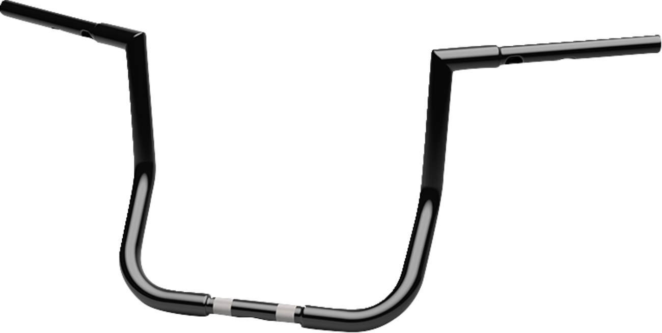 LA CHOPPERS 1-1/4" Twin Peaks Touring Handlebar - 14" - Black LA-7367-14B — image 2