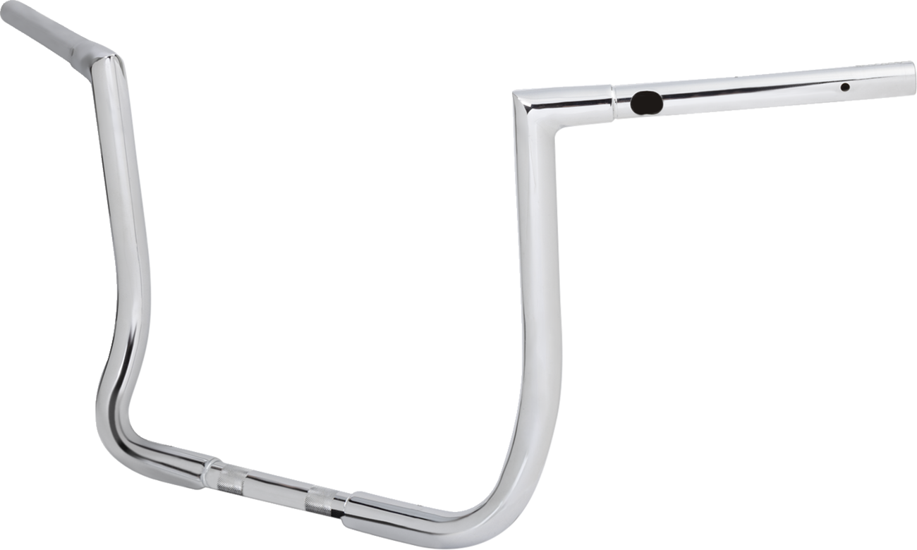 LA CHOPPERS Pre-Wired Twin Peaks Handlebar - 1-1/4" x 14" - Chrome LA-7367-14W — image 2