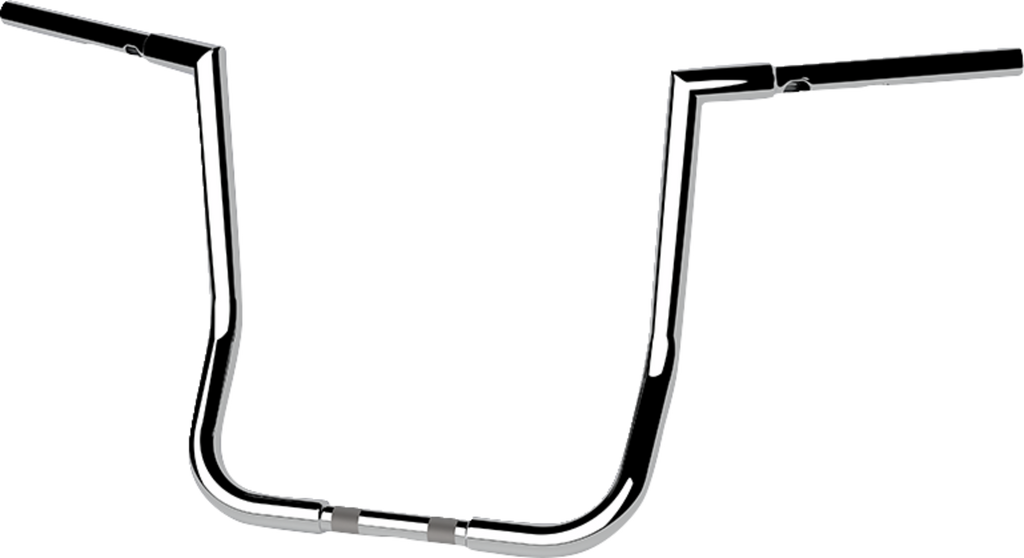 LA CHOPPERS 1-1/4" Twin Peaks Touring Handlebar - 16" - Chrome LA-7367-16 — image 2