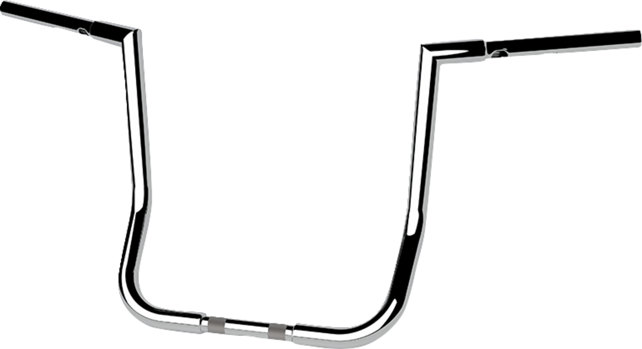 LA CHOPPERS 1-1/4" Twin Peaks Touring Handlebar - 16" - Chrome LA-7367-16 — image 2