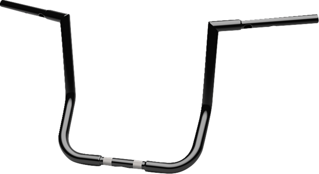 LA CHOPPERS 1-1/4" Twin Peaks Touring Handlebar - 16" - Black LA-7367-16B — image 2