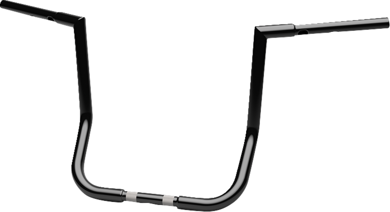 LA CHOPPERS 1-1/4" Twin Peaks Touring Handlebar - 16" - Black LA-7367-16B — image 2