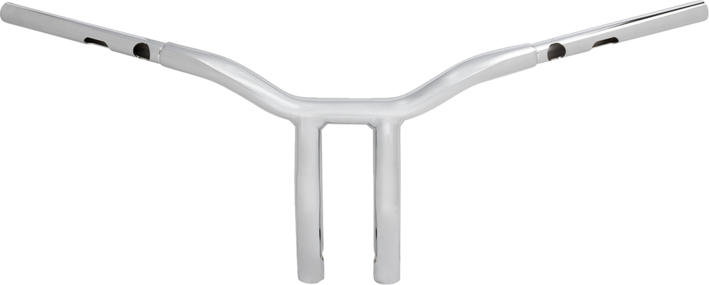 LA CHOPPERS One-Piece Kage Fighter Handlebar - Pullback - 10" x 1-1/4" - Chrome LA-7369-10 — image 1