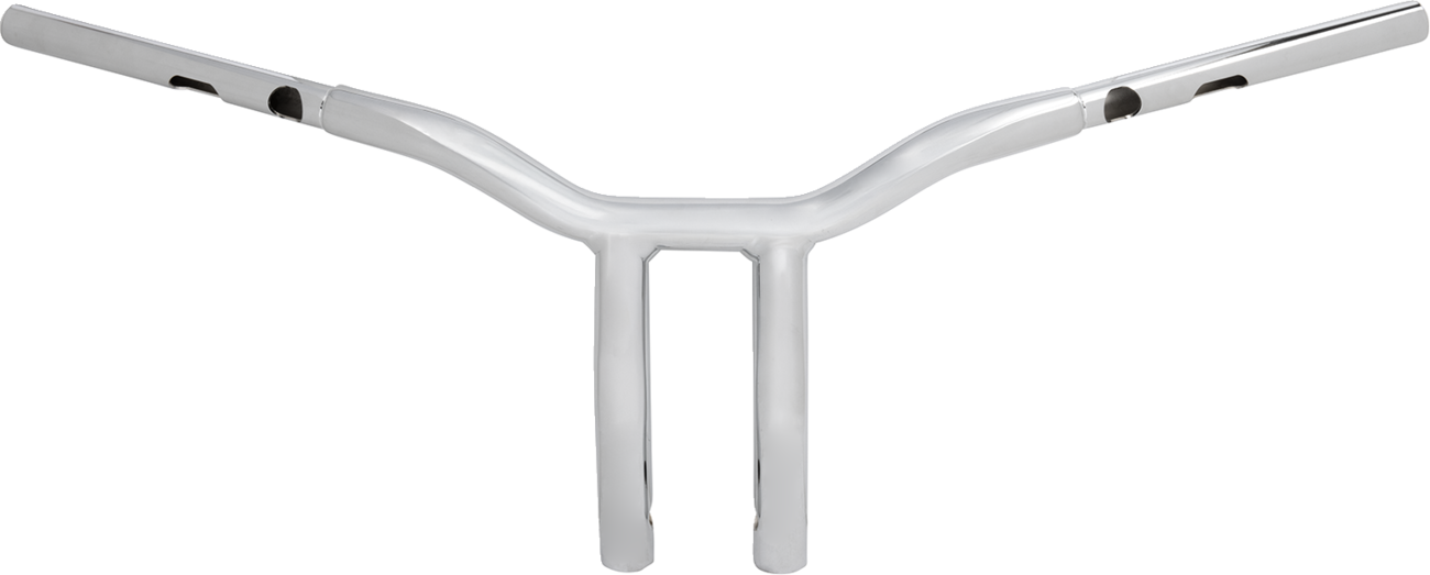 LA CHOPPERS One-Piece Kage Fighter Handlebar - Pullback - 10" x 1-1/4" - Chrome LA-7369-10 — image 1