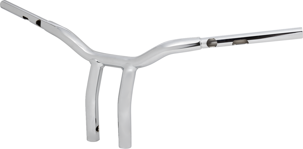 LA CHOPPERS One-Piece Kage Fighter Handlebar - Pullback - 10" x 1-1/4" - Chrome LA-7369-10 — image 2