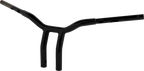 LA CHOPPERS One-Piece Kage Fighter Handlebar - Pullback - 10" x 1-1/4" - Black LA-7369-10B — image 2
