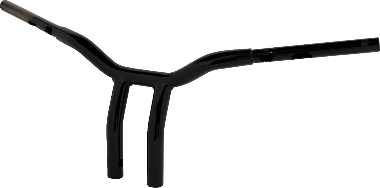 LA CHOPPERS One-Piece Kage Fighter Handlebar - Pullback - 10" x 1-1/4" - Black LA-7369-10B — image 2