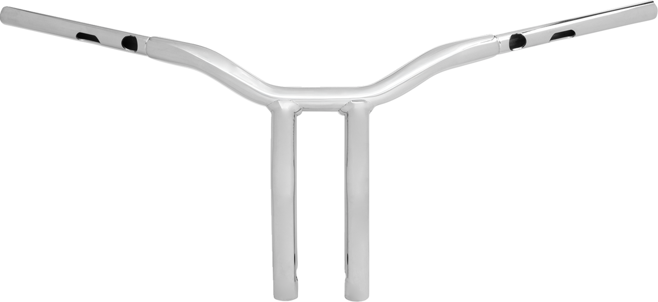 LA CHOPPERS One-Piece Kage Fighter Handlebar - Pullback - 12" x 1-1/4" - Chrome LA-7369-12 — image 1