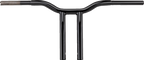 LA CHOPPERS One-Piece Kage Fighter Handlebar - Pullback - 12" x 1-1/4" - Black LA-7369-12B — image 1