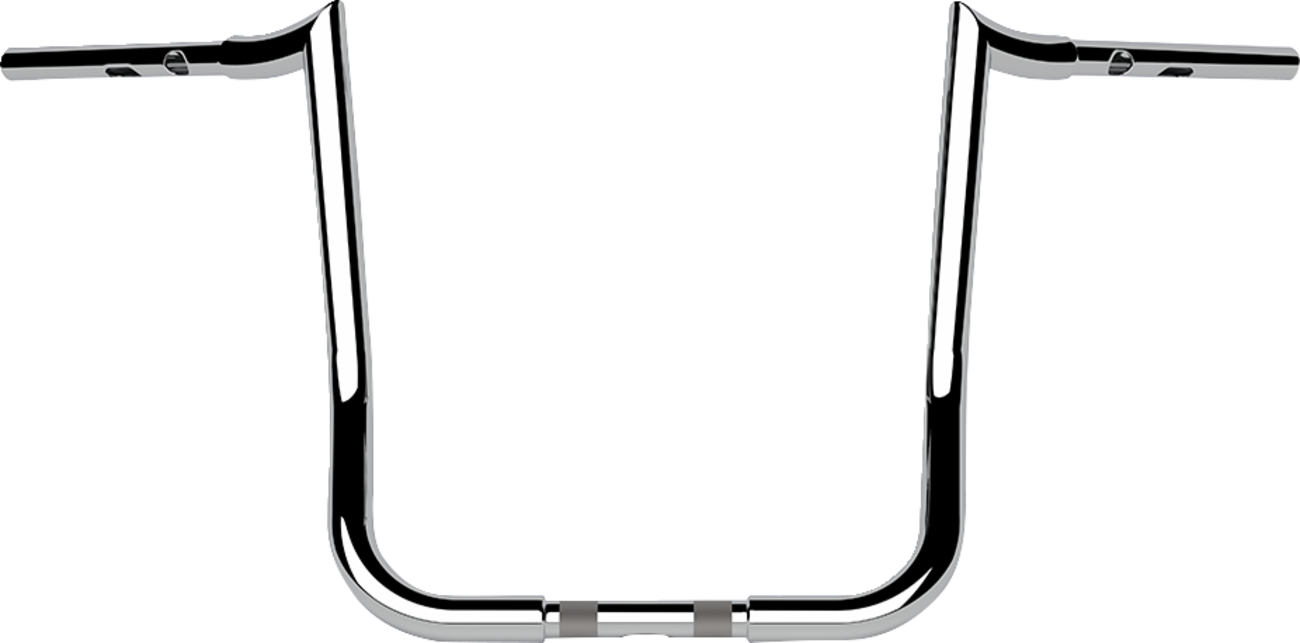 LA CHOPPERS 1-1/4" Prime Ape Handlebar - 14" - Chrome LA-7371-14 — image 1