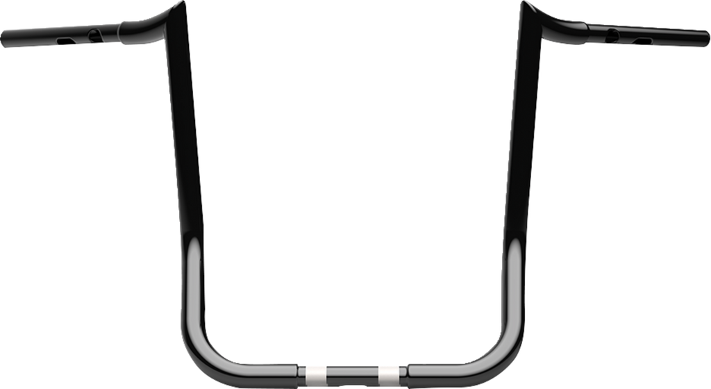 LA CHOPPERS 1-1/4" Prime Ape Handlebar - 16" - Black LA-7371-16B — image 1
