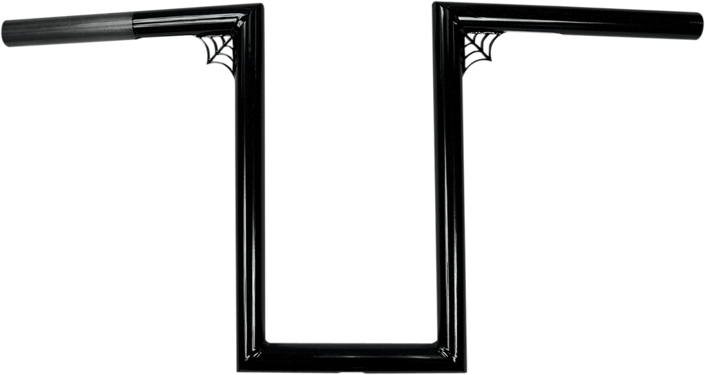 LA CHOPPERS 1" Old School Handlebar - Web Z - 12" - Black LA-7380-W12B — image 1