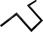 LA CHOPPERS 1" Old School Handlebar - Web Z - 12" - Black LA-7380-W12B — image 3