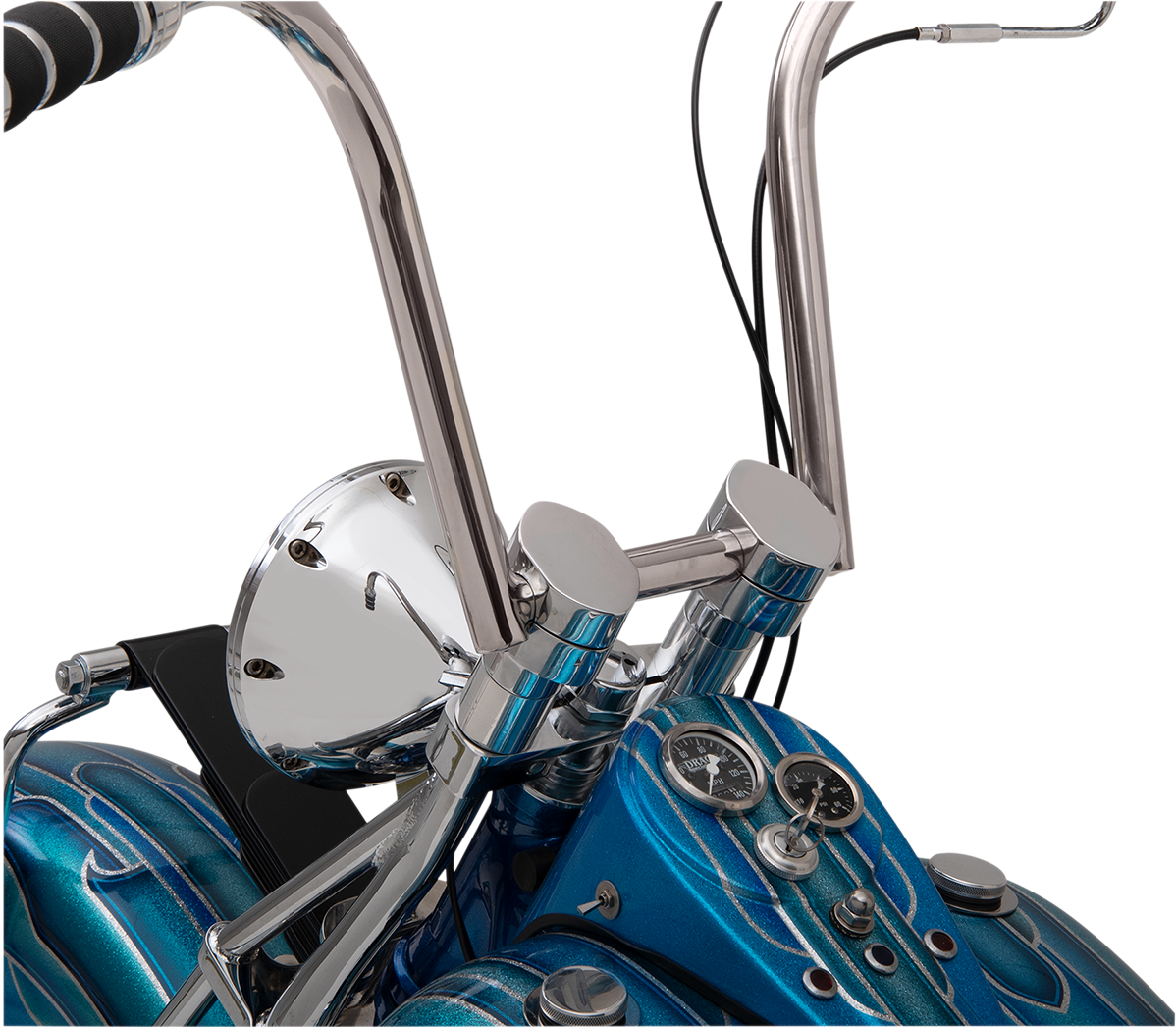LA CHOPPERS Springer Handlebar Riser Kit - Paughco/DNA - Chrome LA-7410-03 — image 2