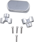 LA CHOPPERS Solid Handlebar Riser & Top Clamp Kit - 1-1/2" - Chrome LA-7442-01 — image 1