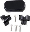 LA CHOPPERS Solid Handlebar Riser & Top Clamp Kit - 1-1/2" - Black LA-7442-01B — image 1