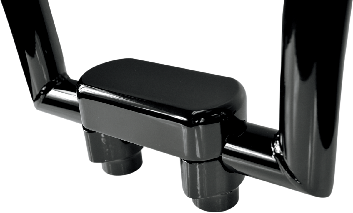 LA CHOPPERS Solid Handlebar Riser & Top Clamp Kit - 1-1/2" - Black LA-7442-01B — image 2