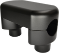 LA CHOPPERS Solid Handlebar Riser & Top Clamp Kit - 1-1/2" - Flat Black LA-7442-01M — image 1