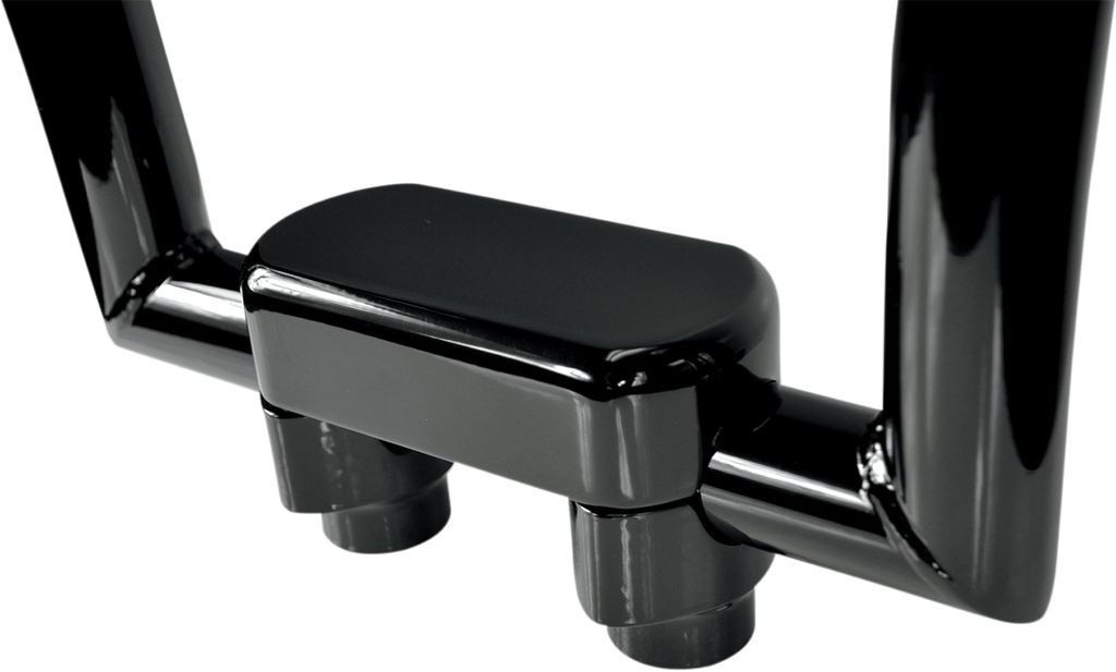 LA CHOPPERS Hefty Handlebar Riser & Top Clamp Kit - 1-1/2" - Black LA-7446-01B — image 1