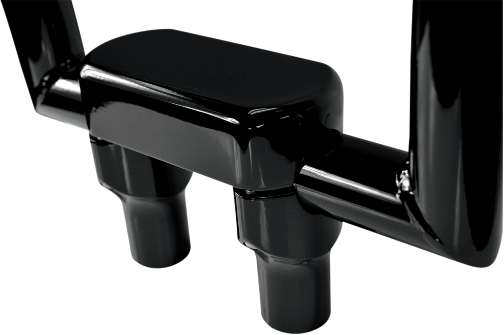LA CHOPPERS Hefty Handlebar Riser & Top Clamp Kit - 3" - Black LA-7446-03B — image 1