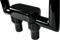 LA CHOPPERS Hefty Handlebar Riser & Top Clamp Kit - 3" - Black LA-7446-03B — image 1