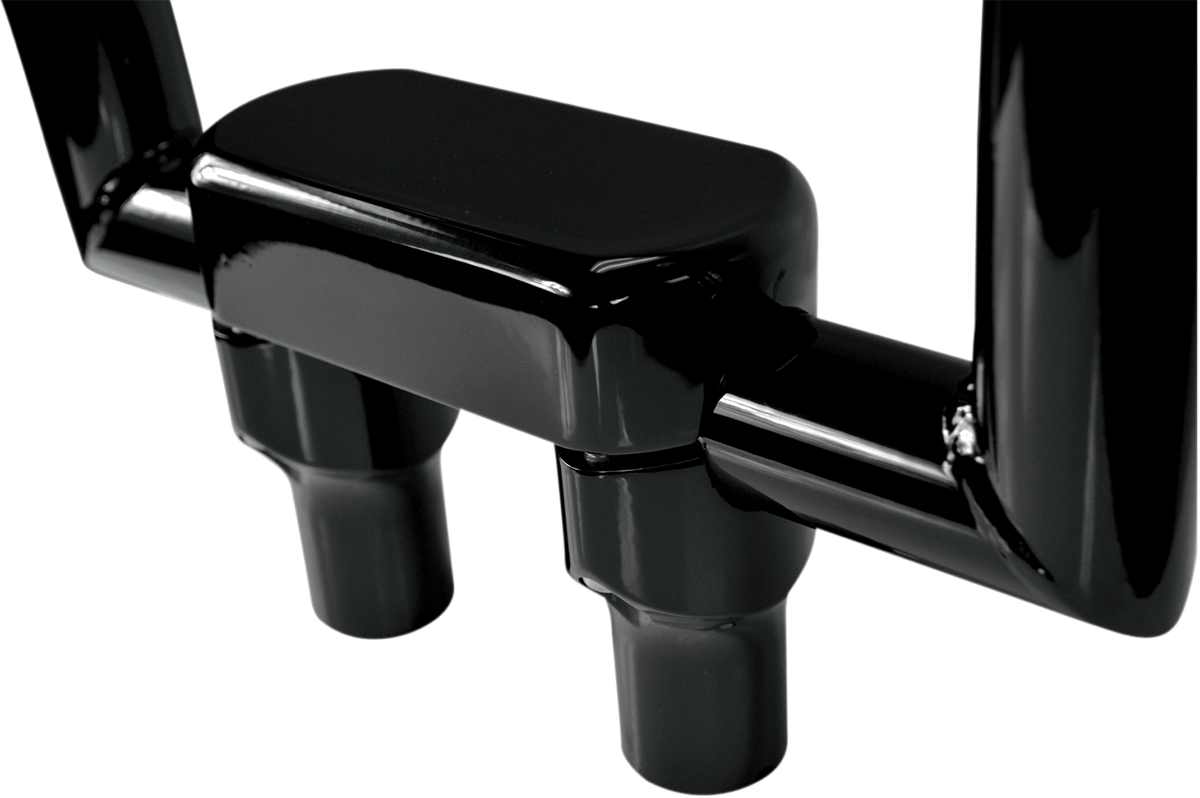 LA CHOPPERS Hefty Handlebar Riser & Top Clamp Kit - 3" - Black LA-7446-03B — image 1
