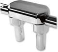 LA CHOPPERS Hefty Handlebar Riser & Top Clamp Kit - 4" - Chrome LA-7446-04 — image 1