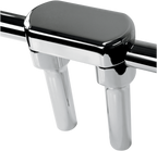 LA CHOPPERS Hefty Handlebar Riser & Top Clamp Kit - 4" - Chrome LA-7446-04 — image 2