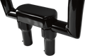LA CHOPPERS Hefty Handlebar Riser & Top Clamp Kit - 4" - Black LA-7446-04B — image 1