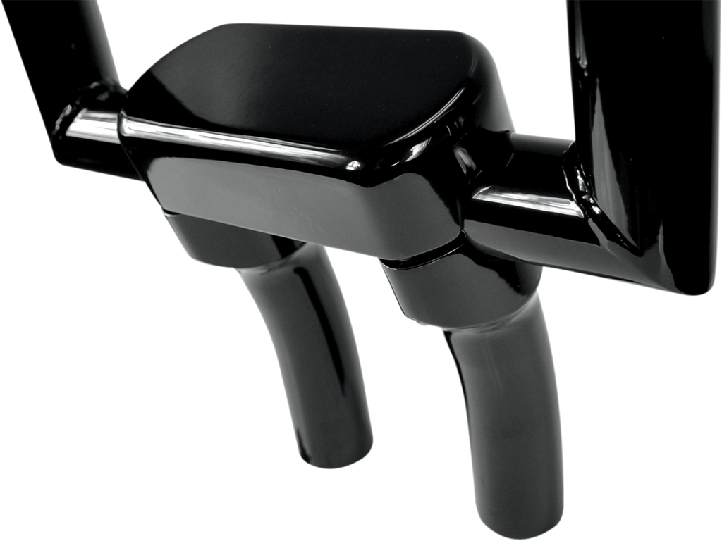 LA CHOPPERS Hefty Handlebar Riser & Top Clamp Kit - 5-1/2" - Black LA-7446-05B — image 1