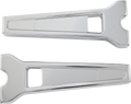 LA CHOPPERS Performance Risers - Straight - 8" - Chrome LA-7470-08C — image 1