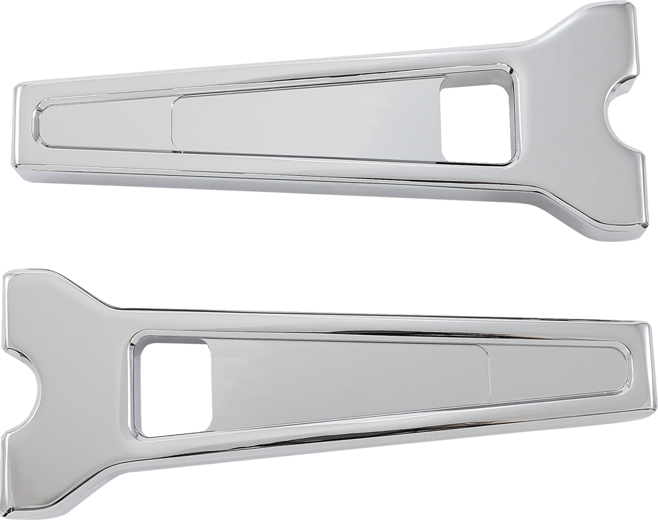 LA CHOPPERS Performance Risers - Straight - 8" - Chrome LA-7470-08C — image 1