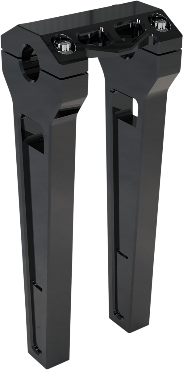 LA CHOPPERS Performance Risers - Straight - 10"- Black Anodized LA-7470-10B — image 1