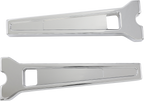 LA CHOPPERS Performance Risers - Straight - 10" - Chrome LA-7470-10C — image 1