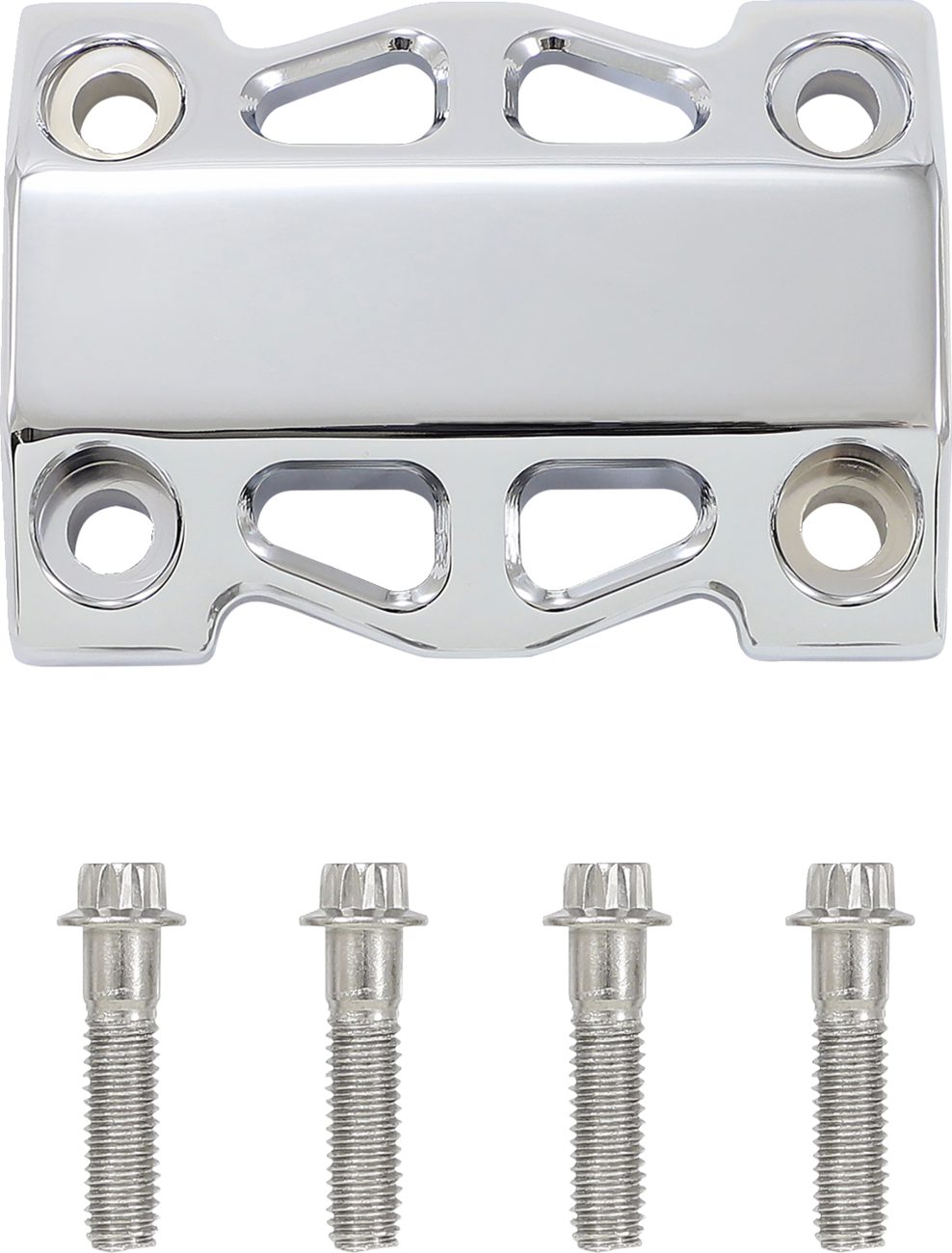 LA CHOPPERS Performance Risers - Straight - 10" - Chrome LA-7470-10C — image 2