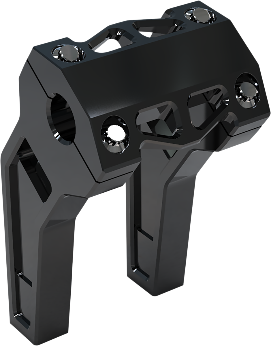 LA CHOPPERS Performance Risers - Pullback - 6" - Black Anodized LA-7471-06B — image 1