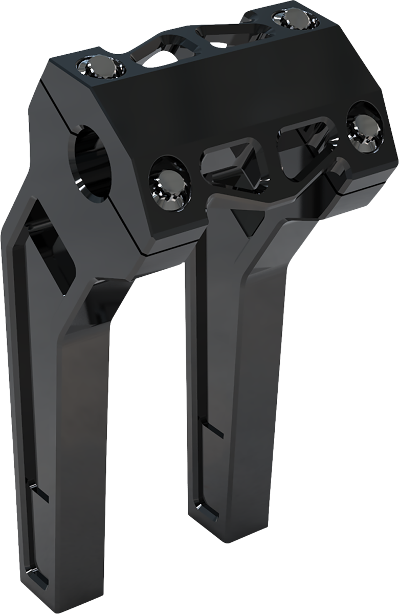 LA CHOPPERS Performance Risers - Pullback - 8" - Black Anodized LA-7471-08B — image 1