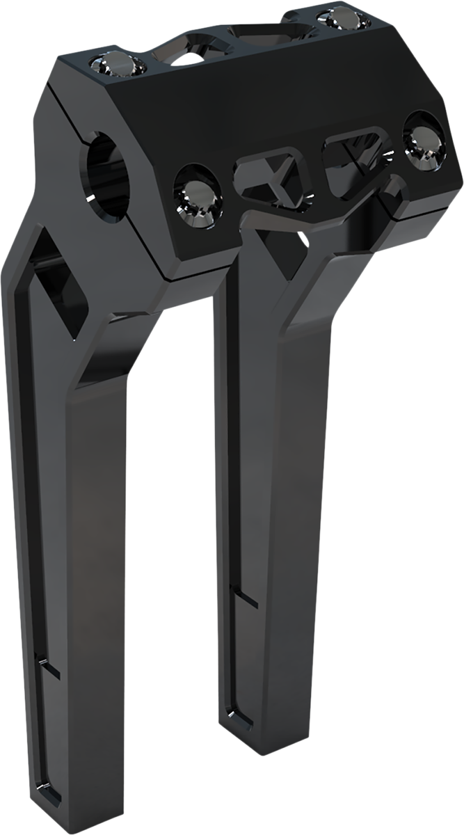 LA CHOPPERS Performance Risers - Pullback - 10" - Black Anodized LA-7471-10B — image 1