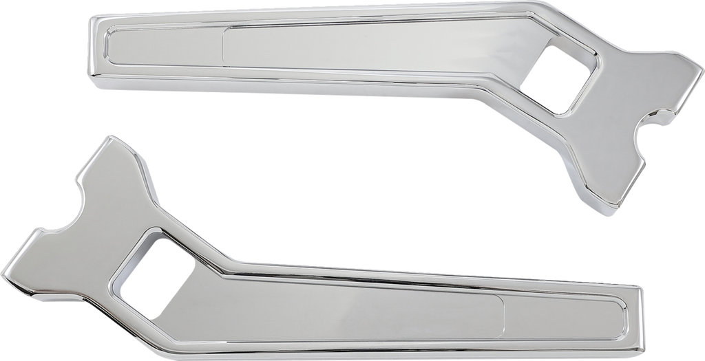 LA CHOPPERS Performance Risers - Pullback - 10" - Chrome LA-7471-10C — image 1