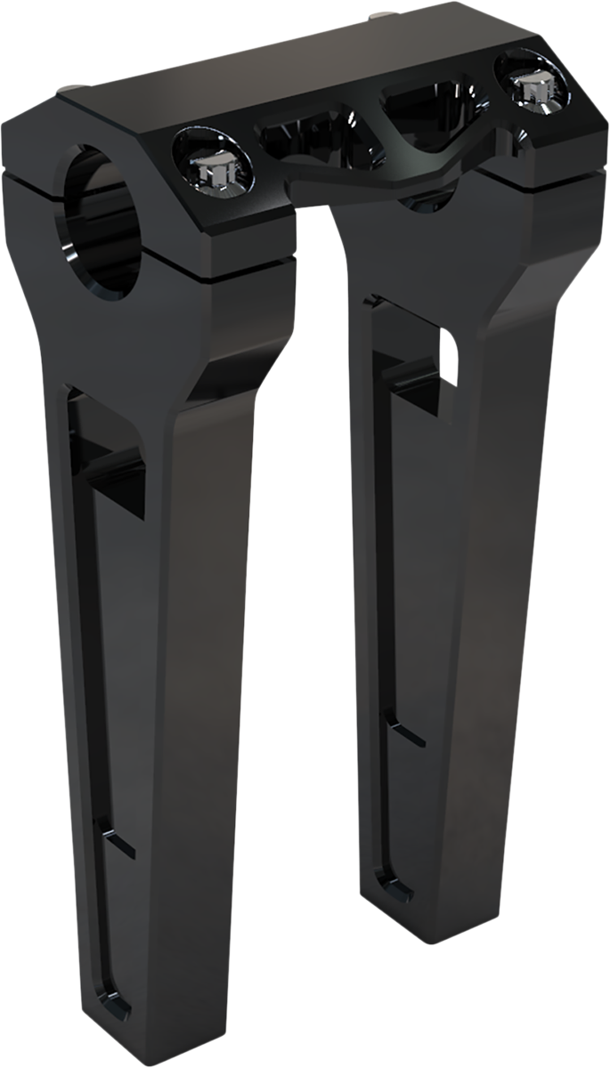 LA CHOPPERS Performance Risers - Straight - 8" x 1-1/4" - Black Anodized LA-7480-08B — image 1