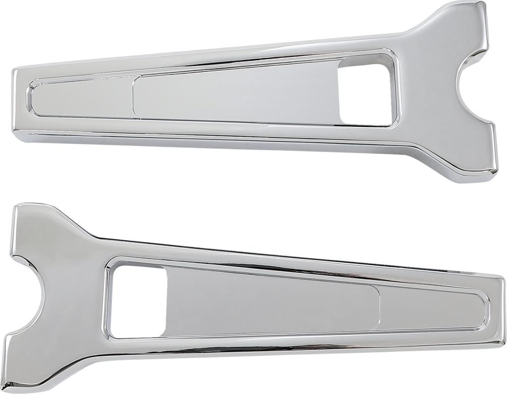 LA CHOPPERS Performance Risers - Straight - 8" x 1-1/4" - Chrome LA-7480-08C — image 1