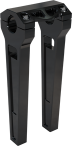 LA CHOPPERS Performance Risers - Straight - 10" x 1-1/4" - Black Anodized LA-7480-10B — image 1