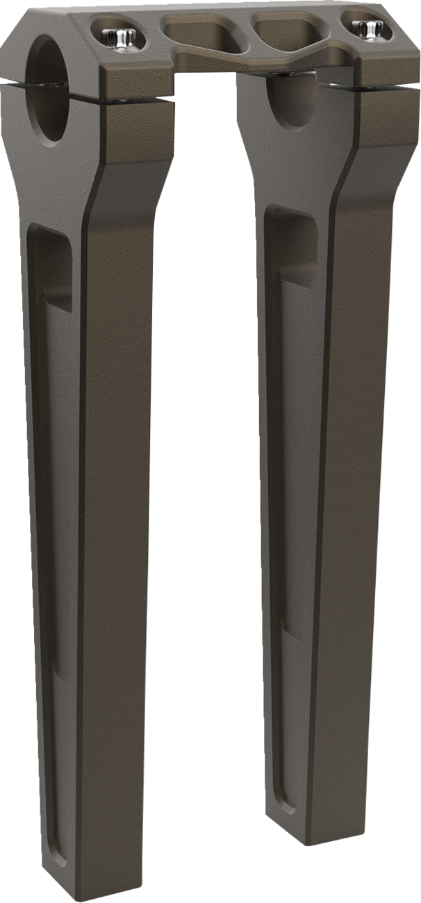 LA CHOPPERS Performance Risers - Straight - 10" x 1-1/4" - Bronze LA-7480-10Z — image 1