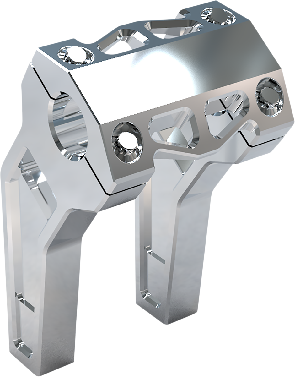 LA CHOPPERS Performance Risers - Pullback - 6" x 1-1/4" - Raw LA-7481-06R — image 1
