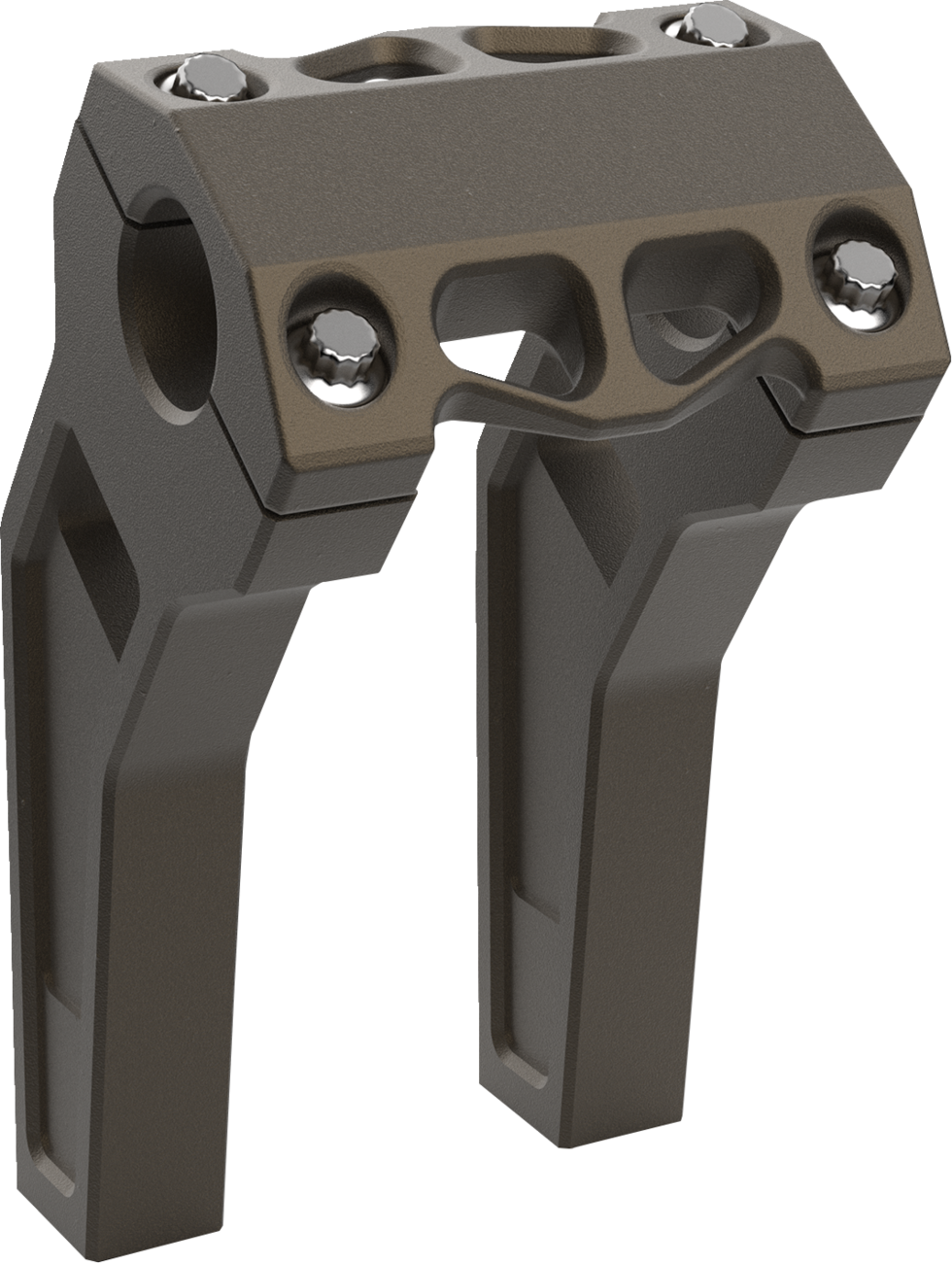 LA CHOPPERS Performance Risers - Pullback - 6" x 1-1/4" - Bronze LA-7481-06Z — image 1