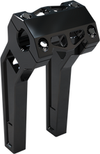LA CHOPPERS Performance Risers - Pullback - 8" x 1-1/4" - Black Anodized LA-7481-08B — image 1